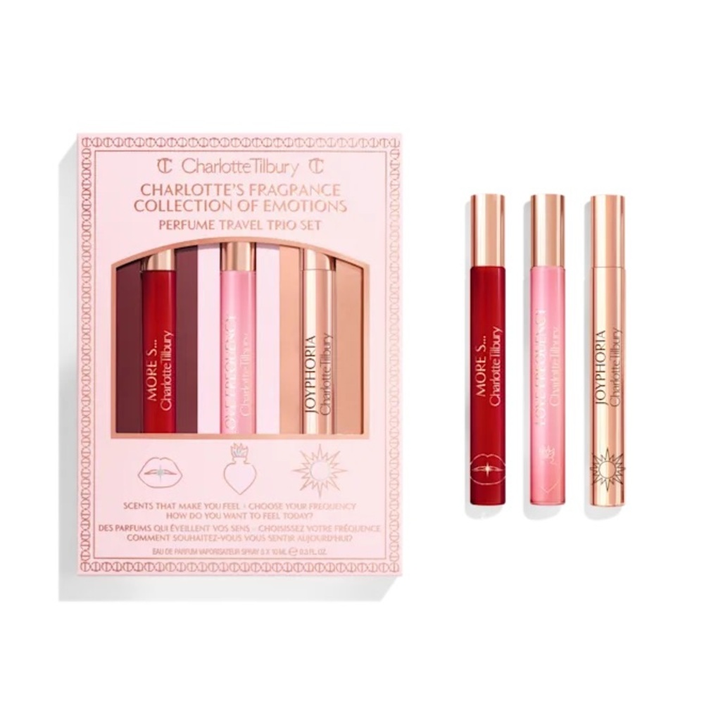 Charlotte Tilbury Fragrance Collection Of Emotions Travel Trio Set